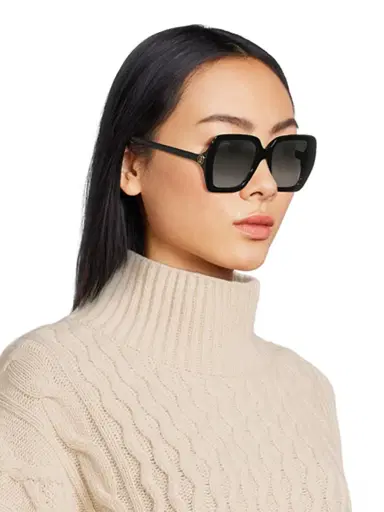 Cartier Women's C Decor 24K Goldplated 58MM Butterfly Sunglasses | Thumbnail 4 Cartier Women's C Decor 24K Goldplated 58MM Butterfly Sunglasses | Thumbnail 4