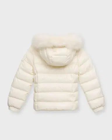 Moncler Kids Bady Faux Fur Quilted Jacket | Thumbnail 2 Moncler Kids Bady Faux Fur Quilted Jacket | Thumbnail 2