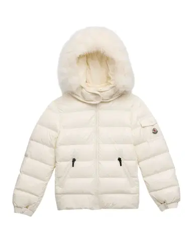 Moncler Kids Bady Faux Fur Quilted Jacket | Thumbnail 1 Moncler Kids Bady Faux Fur Quilted Jacket | Thumbnail 1