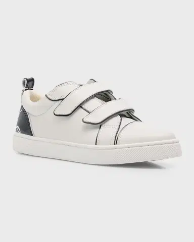 Christian Louboutin Kid's Funnyto Logo Heel Cap Sneakers, Toddler/Kids | Thumbnail 3 Christian Louboutin Kid's Funnyto Logo Heel Cap Sneakers, Toddler/Kids | Thumbnail 3