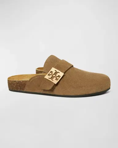 Tory Burch Mellow Suede Buckle Slide Mules | Thumbnail 2 Tory Burch Mellow Suede Buckle Slide Mules | Thumbnail 2