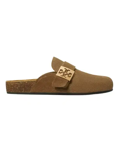 Tory Burch Mellow Suede Buckle Slide Mules | Thumbnail 1 Tory Burch Mellow Suede Buckle Slide Mules | Thumbnail 1