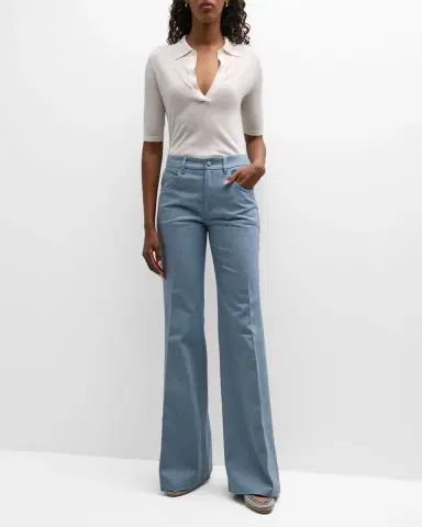 Gabriela Hearst Frank Cashmere Polo Top | Thumbnail 2 Gabriela Hearst Frank Cashmere Polo Top | Thumbnail 2