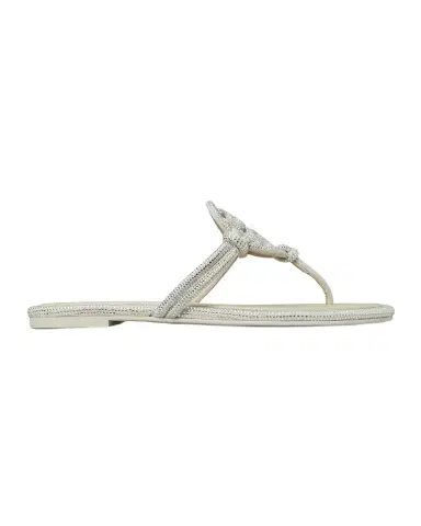 Tory Burch Miller Pave Leather Logo Sandals | Thumbnail 1 Tory Burch Miller Pave Leather Logo Sandals | Thumbnail 1