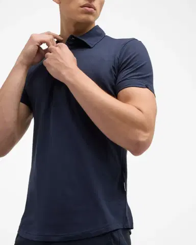 Orlebar Brown Men's Sebastian Cotton-Silk Polo Shirt | Thumbnail 6 Orlebar Brown Men's Sebastian Cotton-Silk Polo Shirt | Thumbnail 6