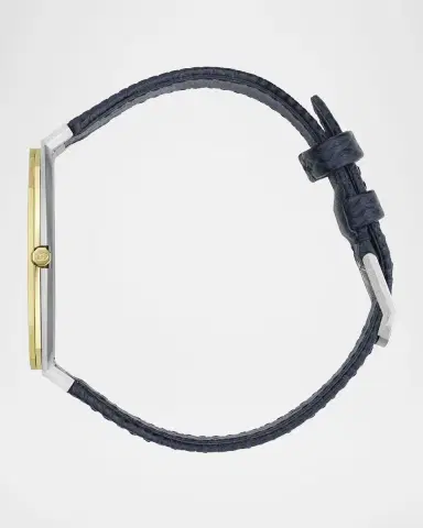 Gucci 25H Leather-Strap Watch, 38mm | Thumbnail 3 Gucci 25H Leather-Strap Watch, 38mm | Thumbnail 3