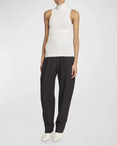 Proenza Schouler Matte Viscose Knit Ribbed Top | Thumbnail 2 Proenza Schouler Matte Viscose Knit Ribbed Top | Thumbnail 2