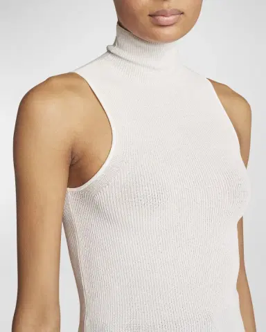 Proenza Schouler Matte Viscose Knit Ribbed Top | Thumbnail 5 Proenza Schouler Matte Viscose Knit Ribbed Top | Thumbnail 5