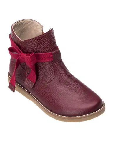 Elephantito Girl's Sunny Bow Leather Booties, Baby/Toddlers | Thumbnail 1 Elephantito Girl's Sunny Bow Leather Booties, Baby/Toddlers | Thumbnail 1