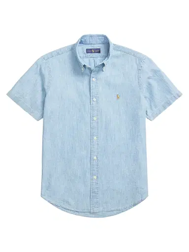 Polo Ralph Lauren Men's Classic-Fit Chambray Shirt - Light Indigo | Thumbnail 1 Polo Ralph Lauren Men's Classic-Fit Chambray Shirt - Light Indigo | Thumbnail 1