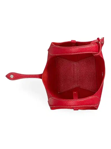 Polo Ralph Lauren Women's Play Leather Top Handle Bag - Cherry | Thumbnail 4 Polo Ralph Lauren Women's Play Leather Top Handle Bag - Cherry | Thumbnail 4