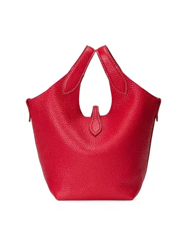 Polo Ralph Lauren Women's Play Leather Top Handle Bag - Cherry | Thumbnail 6 Polo Ralph Lauren Women's Play Leather Top Handle Bag - Cherry | Thumbnail 6