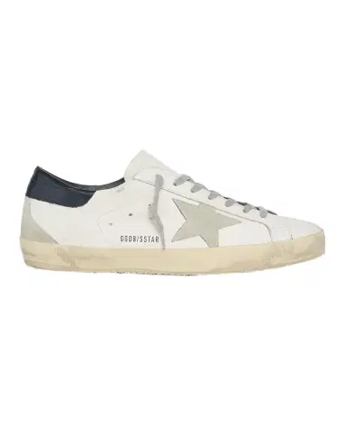 Golden Goose Men's Super-Star Leather Low-Top Sneakers | Thumbnail 1 Golden Goose Men's Super-Star Leather Low-Top Sneakers | Thumbnail 1