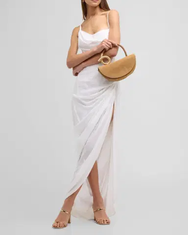 Cult Gaia Azariah Coil Leather Top-Handle Bag | Thumbnail 5 Cult Gaia Azariah Coil Leather Top-Handle Bag | Thumbnail 5