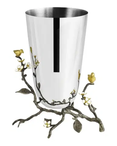 Michael Aram Lovebirds Medium Vase | Thumbnail 1 Michael Aram Lovebirds Medium Vase | Thumbnail 1