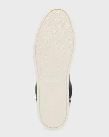 Burberry Men's Stevie Leather and Check Low-Top Sneakers | Thumbnail 7 Burberry Men's Stevie Leather and Check Low-Top Sneakers | Thumbnail 7