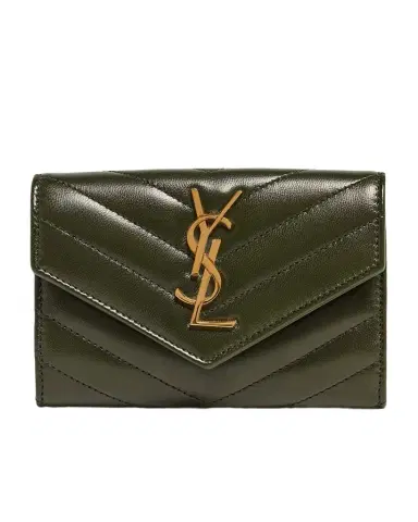 Saint Laurent YSL Monogram Small Flap Wallet in Smooth Leather | Thumbnail 1 Saint Laurent YSL Monogram Small Flap Wallet in Smooth Leather | Thumbnail 1