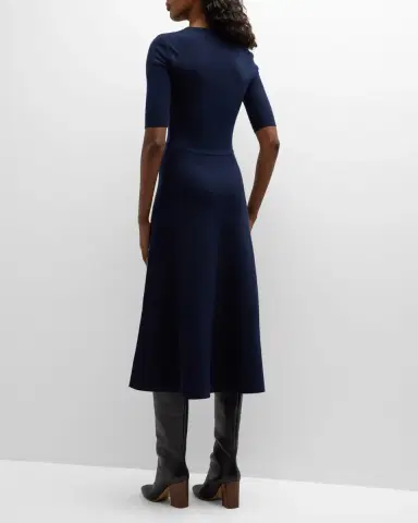 Gabriela Hearst Seymore Cashmere Blend Midi Dress | Thumbnail 3 Gabriela Hearst Seymore Cashmere Blend Midi Dress | Thumbnail 3
