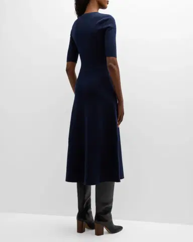 Gabriela Hearst Seymore Cashmere Blend Midi Dress | Thumbnail 6 Gabriela Hearst Seymore Cashmere Blend Midi Dress | Thumbnail 6