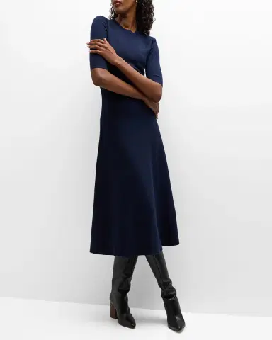 Gabriela Hearst Seymore Cashmere Blend Midi Dress | Thumbnail 7 Gabriela Hearst Seymore Cashmere Blend Midi Dress | Thumbnail 7