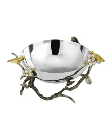 Michael Aram Lovebirds Medium Bowl | Thumbnail 1 Michael Aram Lovebirds Medium Bowl | Thumbnail 1