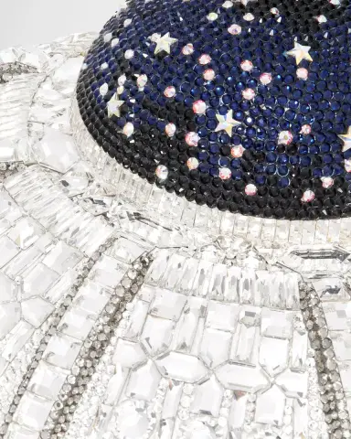 Judith Leiber Couture UFO Orbiter Clutch Bag With Removable Wristlet Strap | Thumbnail 4 Judith Leiber Couture UFO Orbiter Clutch Bag With Removable Wristlet Strap | Thumbnail 4