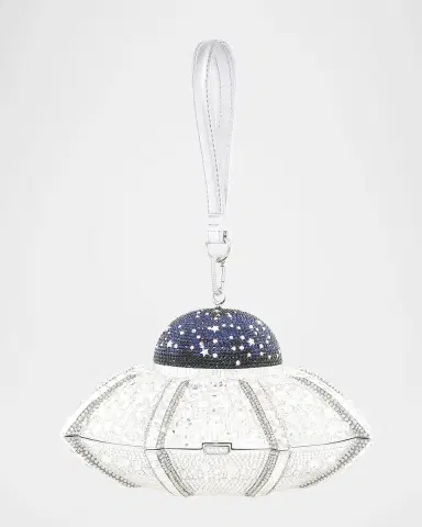 Judith Leiber Couture UFO Orbiter Clutch Bag With Removable Wristlet Strap | Thumbnail 5 Judith Leiber Couture UFO Orbiter Clutch Bag With Removable Wristlet Strap | Thumbnail 5