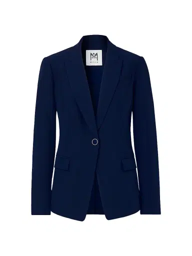 Milly Women's Avery Cady Blazer - Navy - Size 12 | Thumbnail 1 Milly Women's Avery Cady Blazer - Navy - Size 12 | Thumbnail 1