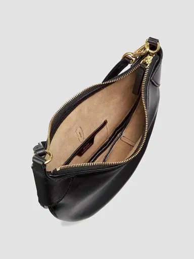 Polo Ralph Lauren Women's Mini Polo ID Leather Shoulder Bag - Black | Thumbnail 3 Polo Ralph Lauren Women's Mini Polo ID Leather Shoulder Bag - Black | Thumbnail 3