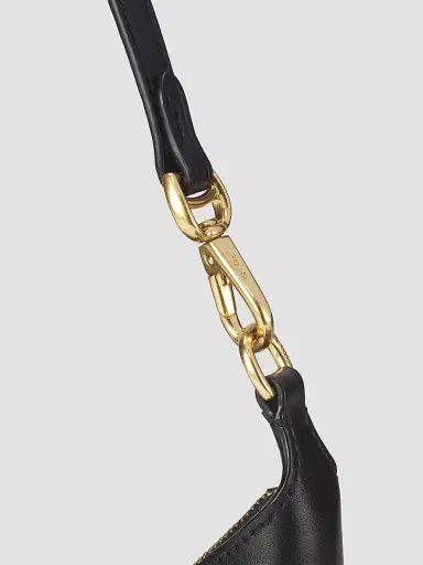Polo Ralph Lauren Women's Mini Polo ID Leather Shoulder Bag - Black | Thumbnail 5 Polo Ralph Lauren Women's Mini Polo ID Leather Shoulder Bag - Black | Thumbnail 5