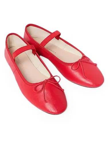 Loeffler Randall Women's Leonie Leather Ballet Flats - Red - Size 5 | Thumbnail 3 Loeffler Randall Women's Leonie Leather Ballet Flats - Red - Size 5 | Thumbnail 3