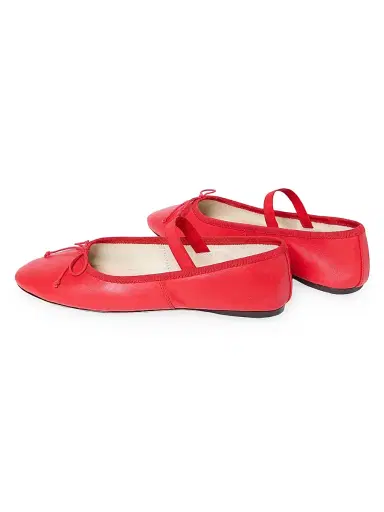 Loeffler Randall Women's Leonie Leather Ballet Flats - Red - Size 5 | Thumbnail 4 Loeffler Randall Women's Leonie Leather Ballet Flats - Red - Size 5 | Thumbnail 4