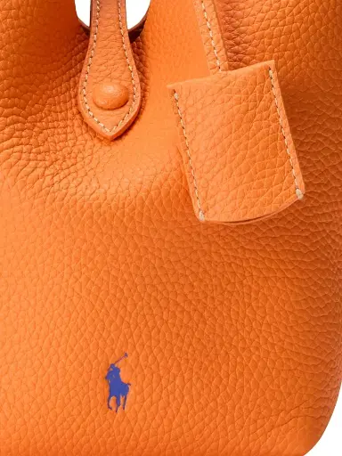Polo Ralph Lauren Women's Play Leather Top Handle Bag - Orange Peel | Thumbnail 5 Polo Ralph Lauren Women's Play Leather Top Handle Bag - Orange Peel | Thumbnail 5