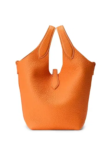 Polo Ralph Lauren Women's Play Leather Top Handle Bag - Orange Peel | Thumbnail 6 Polo Ralph Lauren Women's Play Leather Top Handle Bag - Orange Peel | Thumbnail 6