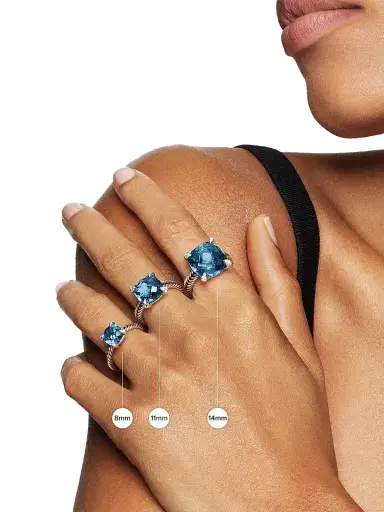 David Yurman Women's Chatelaine Ring in Sterling Silver - Black Onyx | Thumbnail 3 David Yurman Women's Chatelaine Ring in Sterling Silver - Black Onyx | Thumbnail 3