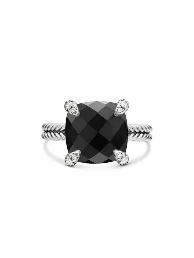 David Yurman Women's Chatelaine Ring in Sterling Silver - Black Onyx | Thumbnail 5 David Yurman Women's Chatelaine Ring in Sterling Silver - Black Onyx | Thumbnail 5