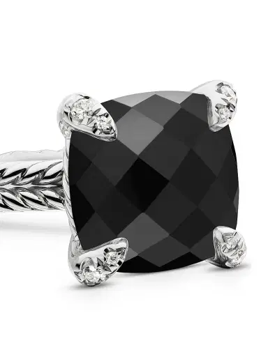 David Yurman Women's Chatelaine Ring in Sterling Silver - Black Onyx | Thumbnail 7 David Yurman Women's Chatelaine Ring in Sterling Silver - Black Onyx | Thumbnail 7