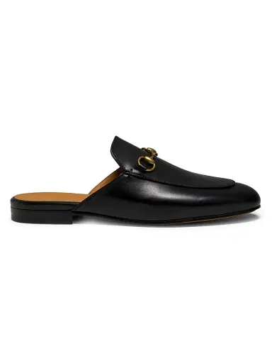 Gucci Women's Princetown Leather Slipper - Black - Size 5 | Thumbnail 1 Gucci Women's Princetown Leather Slipper - Black - Size 5 | Thumbnail 1