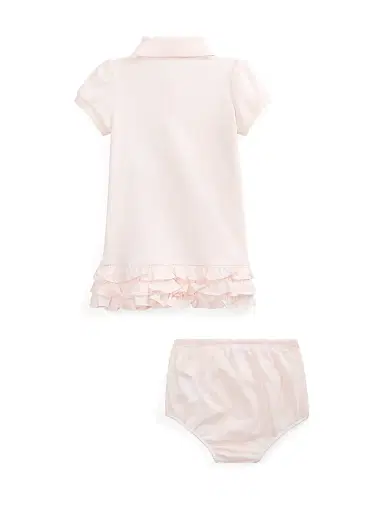 Polo Ralph Lauren Baby Girl's 2-Piece Cupcake Polo Dress & Bloomers Set - Pink 9 Months | Thumbnail 2 Polo Ralph Lauren Baby Girl's 2-Piece Cupcake Polo Dress & Bloomers Set - Pink 9 Months | Thumbnail 2