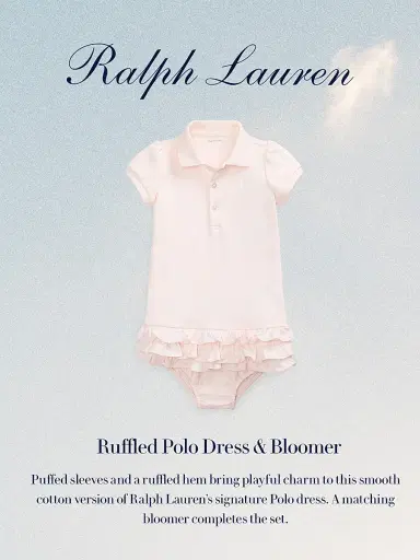 Polo Ralph Lauren Baby Girl's 2-Piece Cupcake Polo Dress & Bloomers Set - Pink 9 Months | Thumbnail 3 Polo Ralph Lauren Baby Girl's 2-Piece Cupcake Polo Dress & Bloomers Set - Pink 9 Months | Thumbnail 3