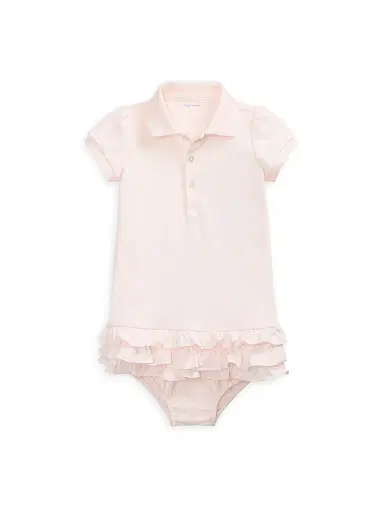 Polo Ralph Lauren Baby Girl's 2-Piece Cupcake Polo Dress & Bloomers Set - Pink 9 Months | Thumbnail 1 Polo Ralph Lauren Baby Girl's 2-Piece Cupcake Polo Dress & Bloomers Set - Pink 9 Months | Thumbnail 1