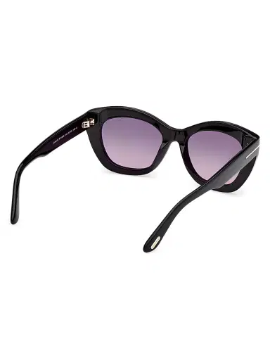 TOM FORD Women's Linda 53MM Butterfly Sunglasses - Shiny Black Purple | Thumbnail 6 TOM FORD Women's Linda 53MM Butterfly Sunglasses - Shiny Black Purple | Thumbnail 6