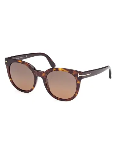 TOM FORD Women's 53MM Butterfly Sunglasses - Dark Havana Polarized Brown | Thumbnail 1 TOM FORD Women's 53MM Butterfly Sunglasses - Dark Havana Polarized Brown | Thumbnail 1