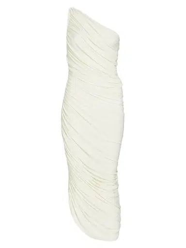 Norma Kamali Women's Diana Ruched One-Shoulder Gown - | Thumbnail 1 Norma Kamali Women's Diana Ruched One-Shoulder Gown - | Thumbnail 1