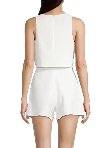 BLACK HALO Women's x Laurel Berman Sanibel Two-Piece Romper - Sugar | Thumbnail 5 BLACK HALO Women's x Laurel Berman Sanibel Two-Piece Romper - Sugar | Thumbnail 5