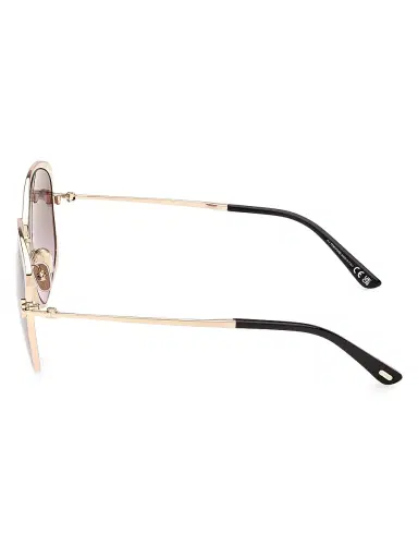 TOM FORD Women's Abbey 58MM Geometric Sunglasses - Gold Purple | Thumbnail 3 TOM FORD Women's Abbey 58MM Geometric Sunglasses - Gold Purple | Thumbnail 3