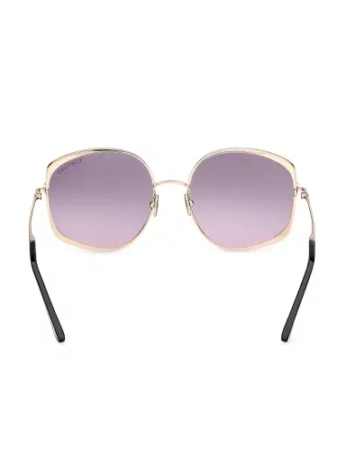 TOM FORD Women's Abbey 58MM Geometric Sunglasses - Gold Purple | Thumbnail 5 TOM FORD Women's Abbey 58MM Geometric Sunglasses - Gold Purple | Thumbnail 5