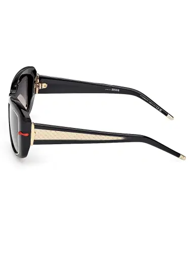 Christian Louboutin Women's 56MM Square Sunglasses - Black Gold Black | Thumbnail 3 Christian Louboutin Women's 56MM Square Sunglasses - Black Gold Black | Thumbnail 3