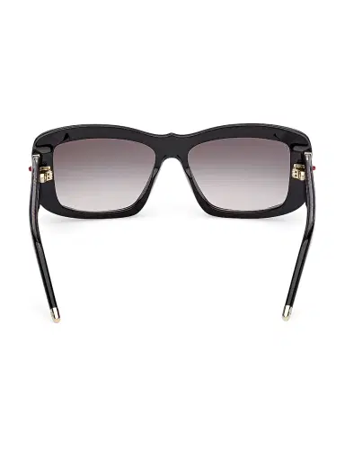Christian Louboutin Women's 56MM Square Sunglasses - Black Gold Black | Thumbnail 4 Christian Louboutin Women's 56MM Square Sunglasses - Black Gold Black | Thumbnail 4