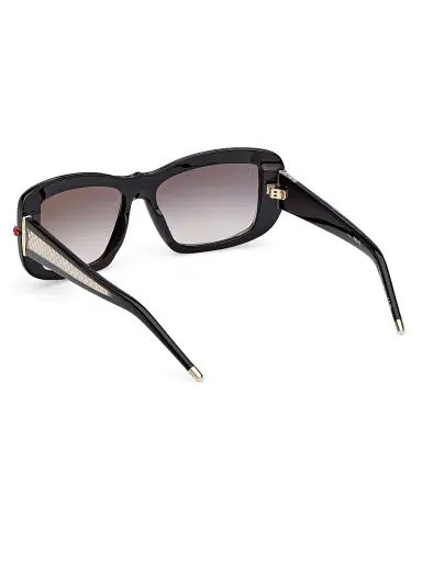 Christian Louboutin Women's 56MM Square Sunglasses - Black Gold Black | Thumbnail 5 Christian Louboutin Women's 56MM Square Sunglasses - Black Gold Black | Thumbnail 5